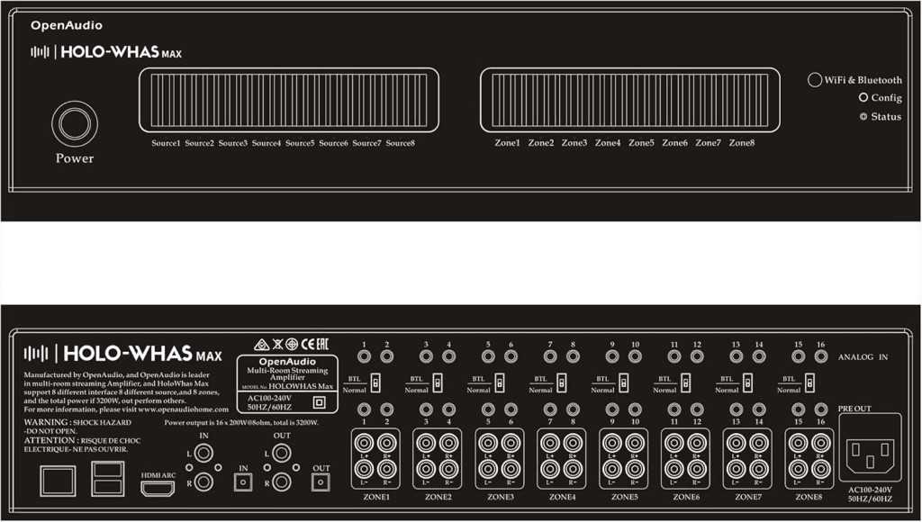 HOLO-WHAS Max front and back pannel