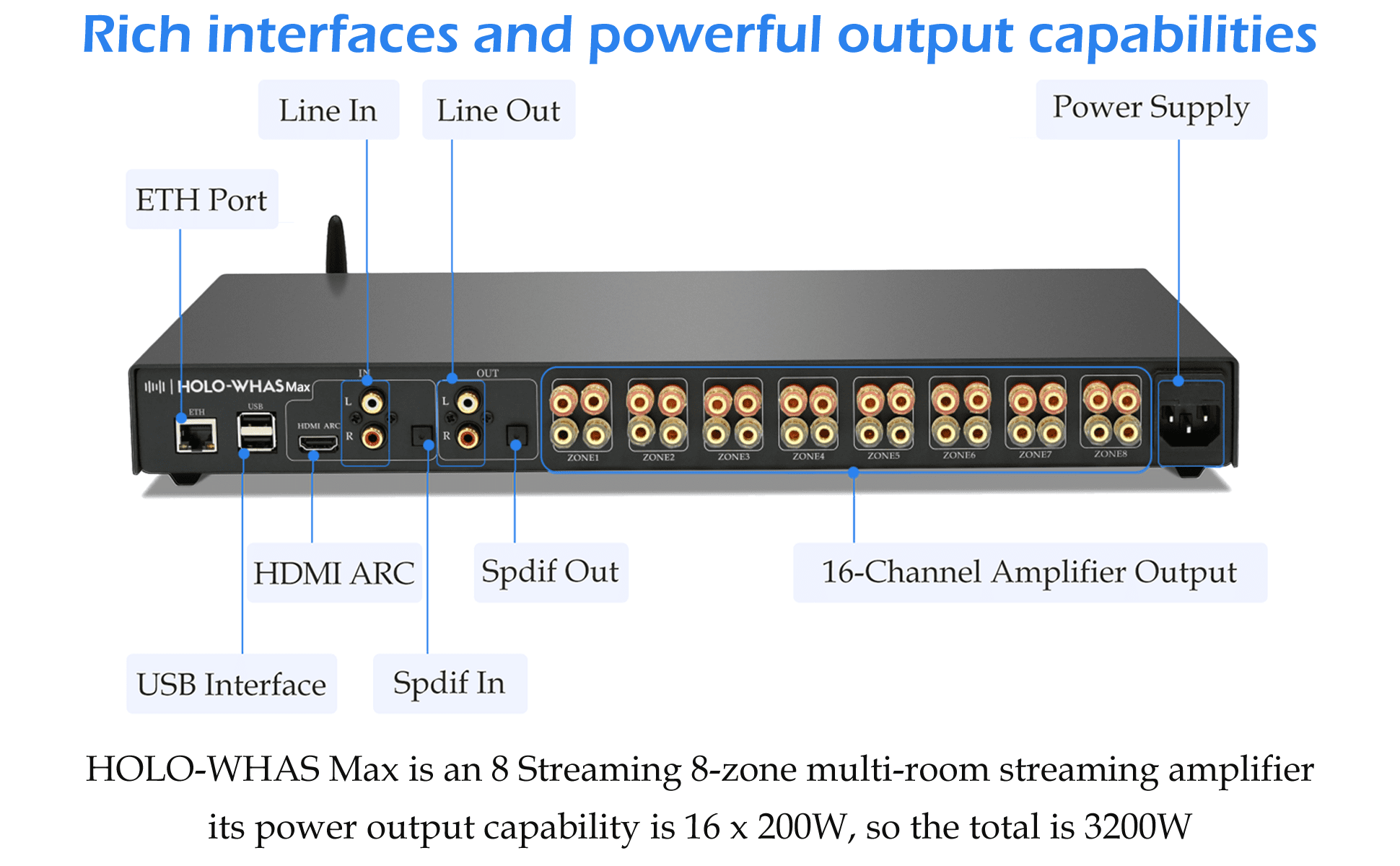 holohome output capabilities