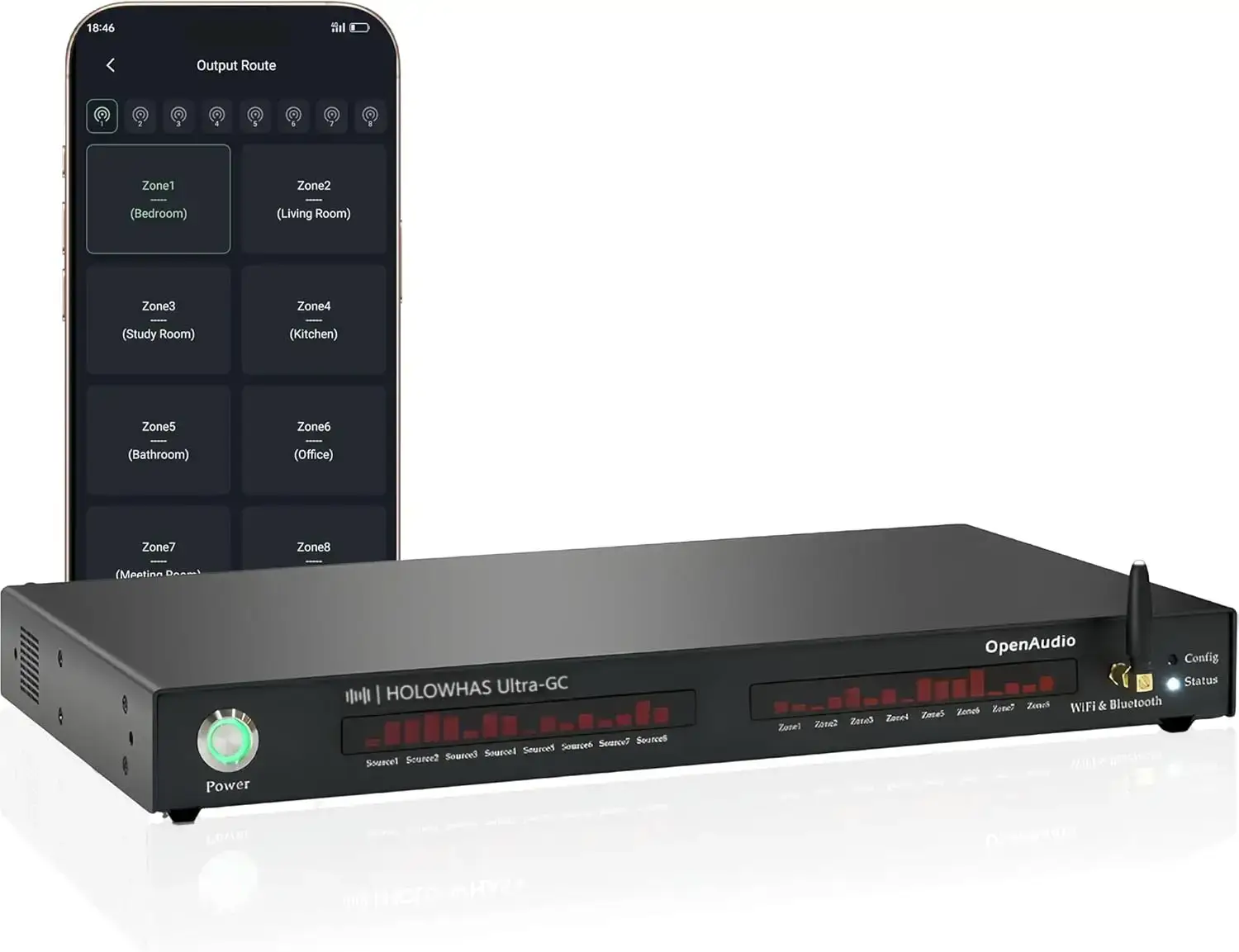 HOLO-WHAS Ultra-GC Multi-room Streaming Amplifier