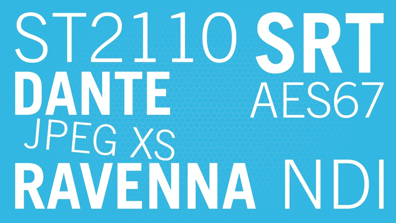 AES67, ST2110 and Dante