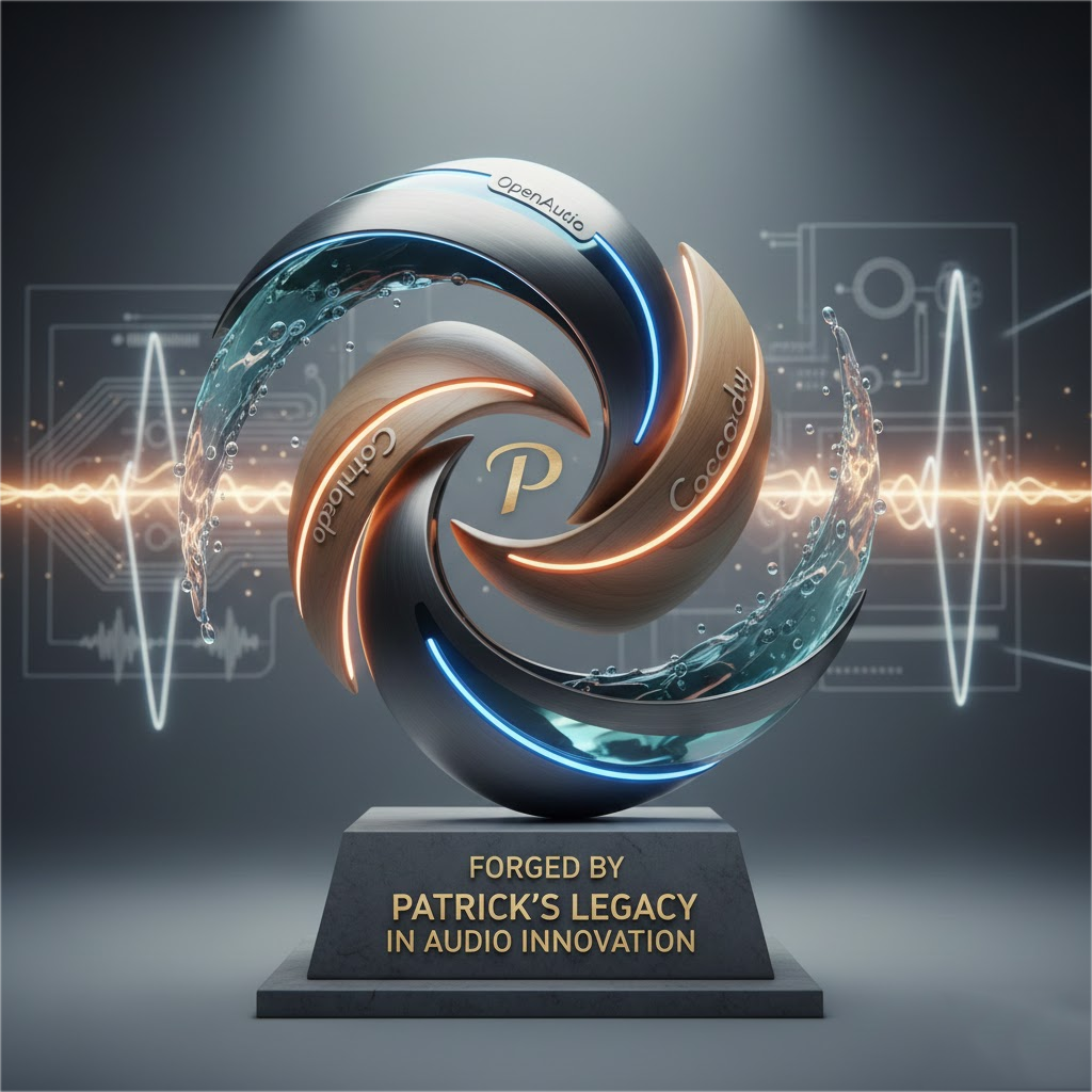 OpenAudio’s Synergistic Ties with Cocoon & Cetody: Forged by Patrick’s Legacy in Audio Innovation