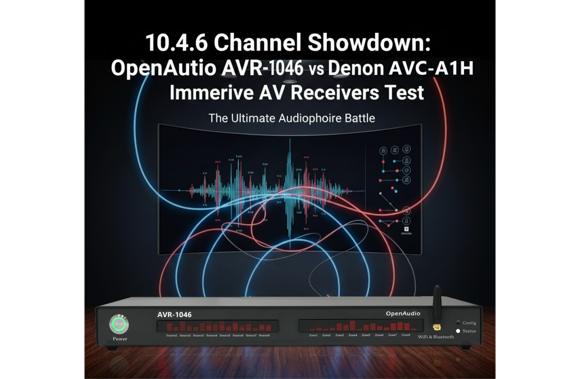 10.4.6 Channel Showdown: OpenAudio AVR-1046 vs Denon AVC-A1H vs Marantz AMP 10 Immersive AV Receivers Test