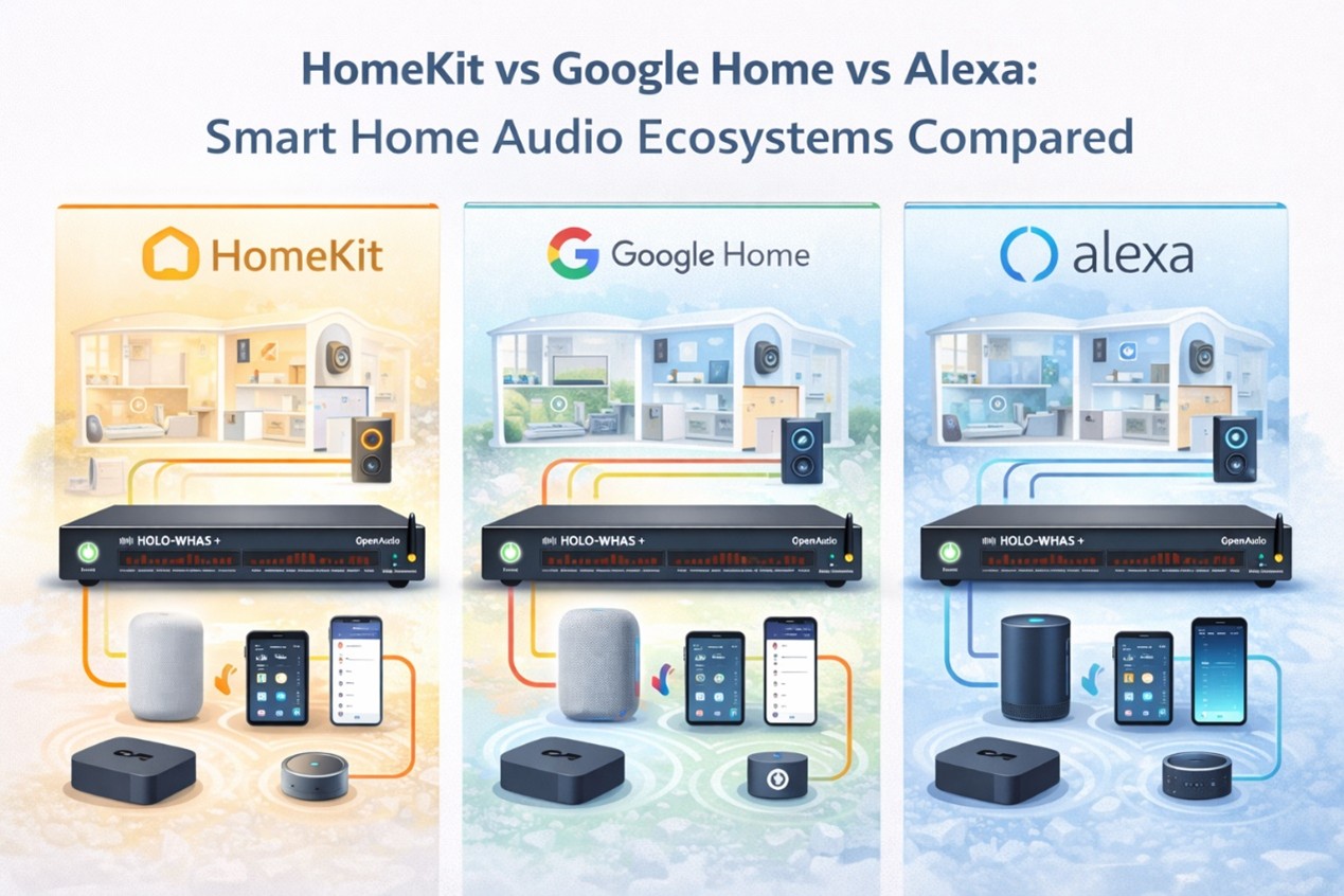 HomeKit vs Google Home vs Alexa: Smart Home Audio Ecosystems Compared